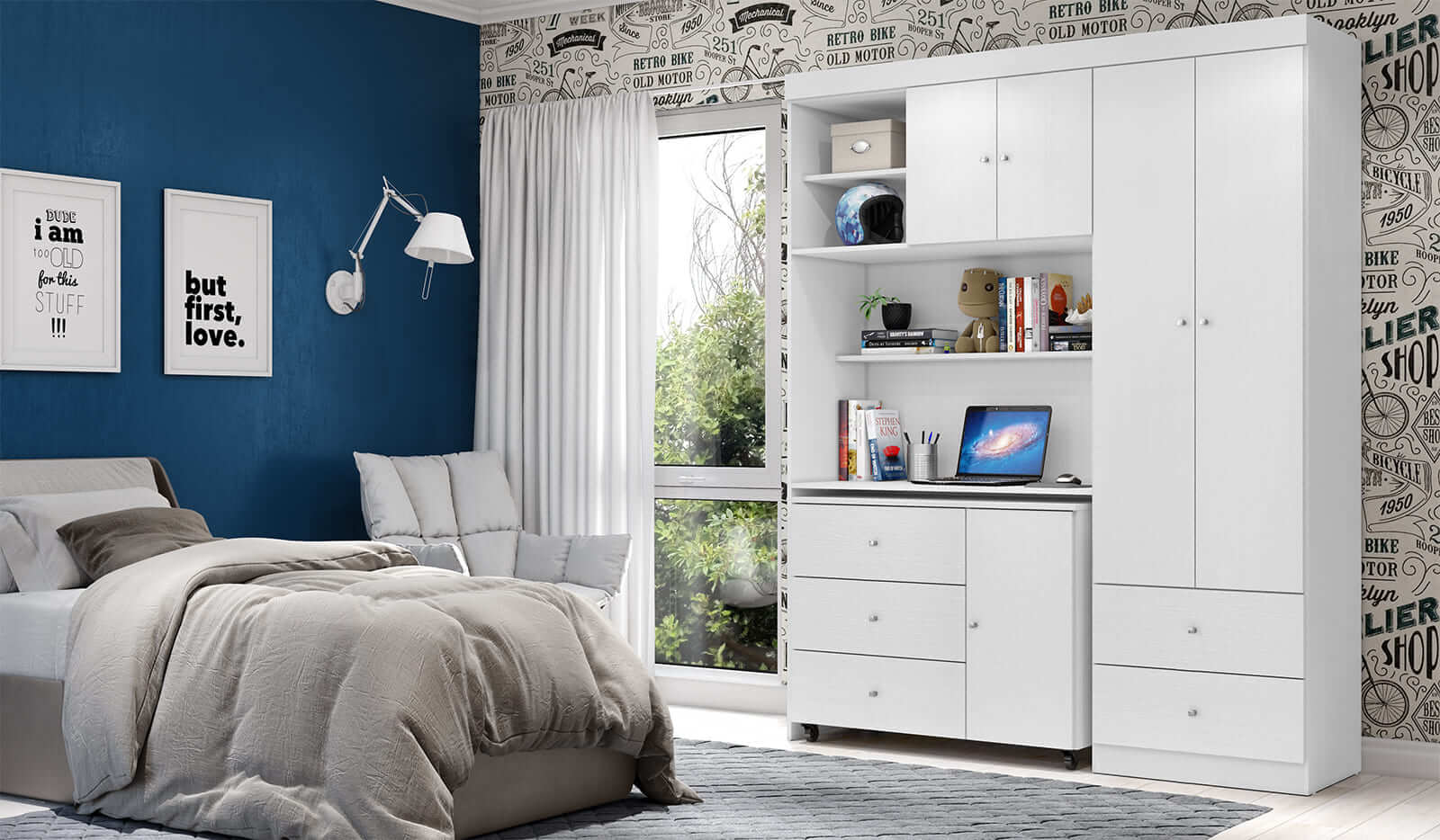Closet, Escritorio y Comoda Tech Plus Closet, Escritorio y Comoda Tech Plus