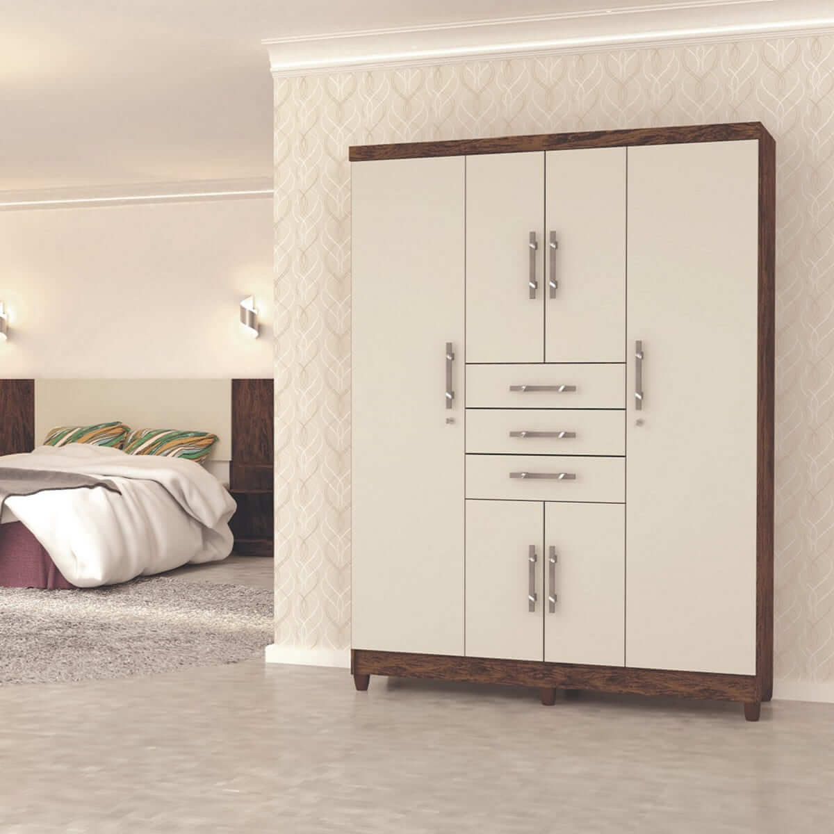 Closet Imbua 6 Puertas 3 Cajones Closet Imbua 6 Puertas 3 Cajones