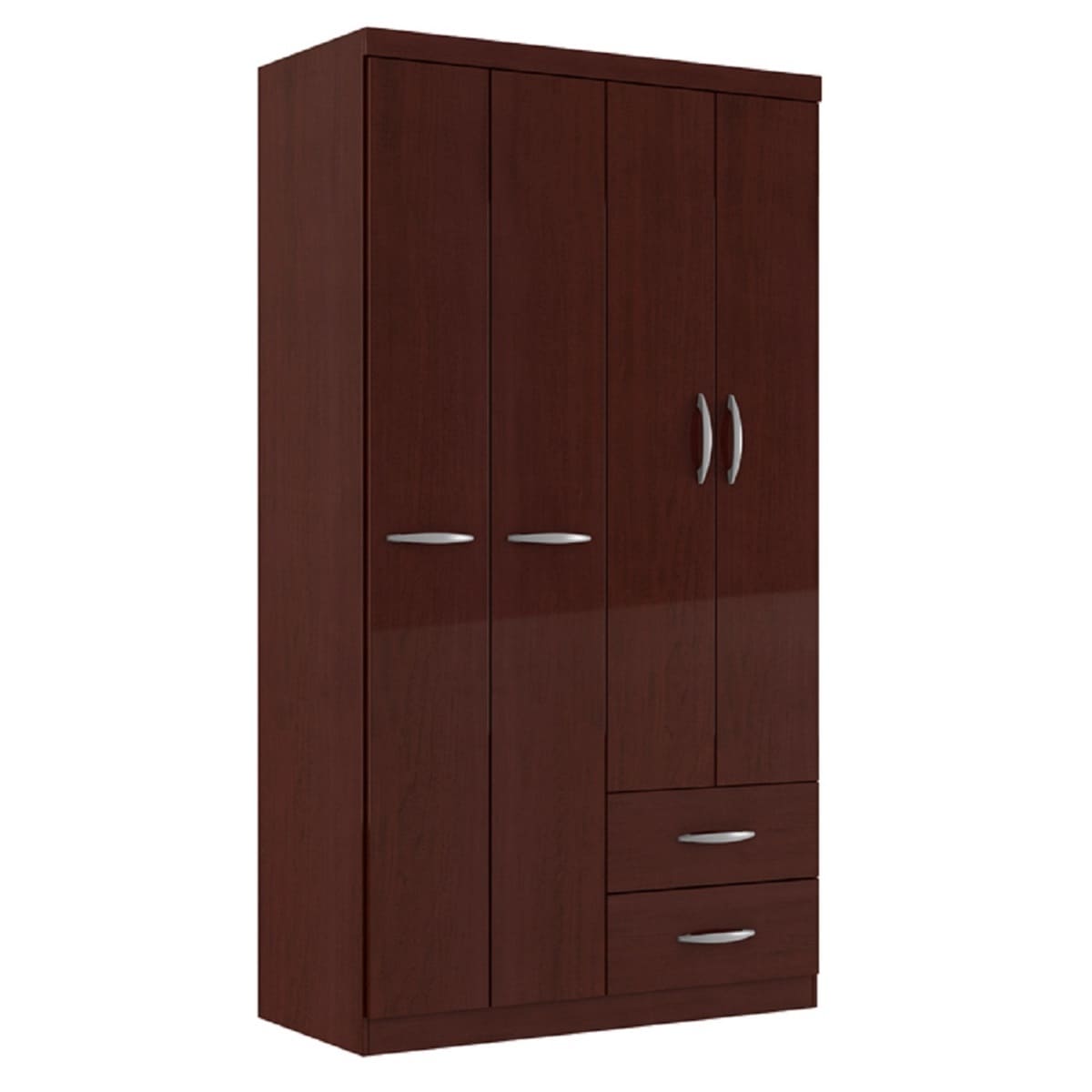 Produto 367_Roupeiro Charm 4P_Mogno