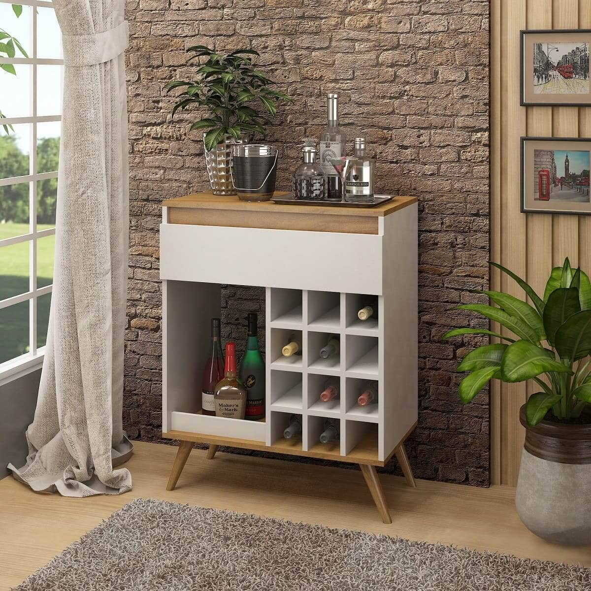 Cava para Vinos Adega Retro 1 Gaveta Cava para Vinos Adega Retro 1 Gaveta
