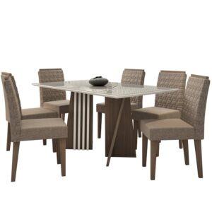 Juego de Comedor Lisboa 6 Sillas.